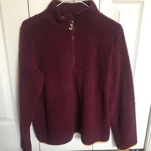 Burgundy soft hoodie